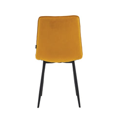 Senny Sedia Da Pranzo - Velluto Giallo Ocra