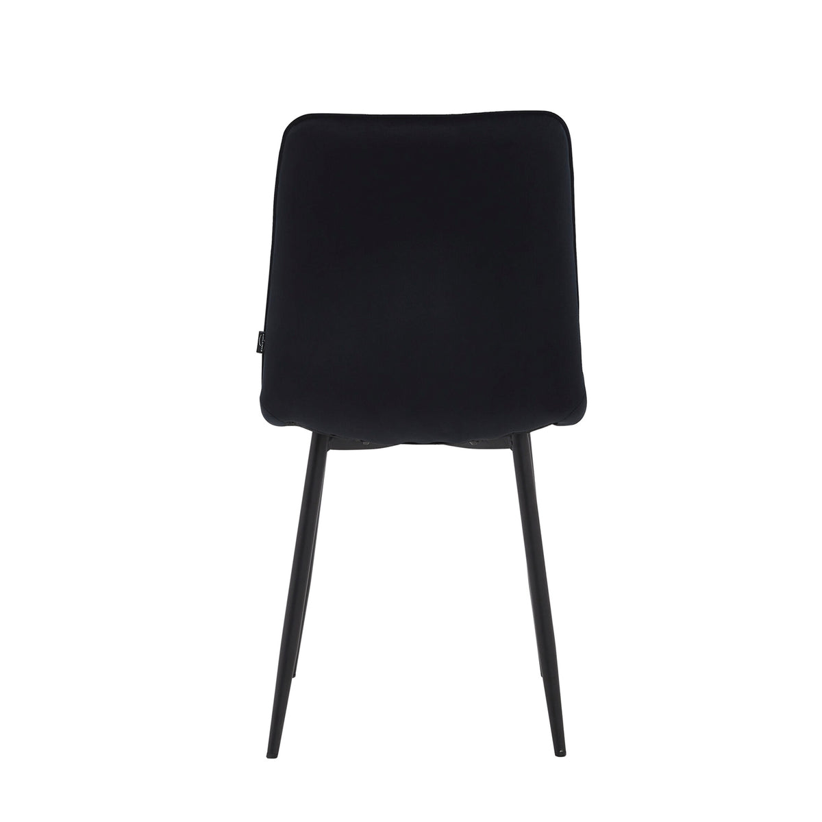 Chaise de salle à manger Senny - Velours noir