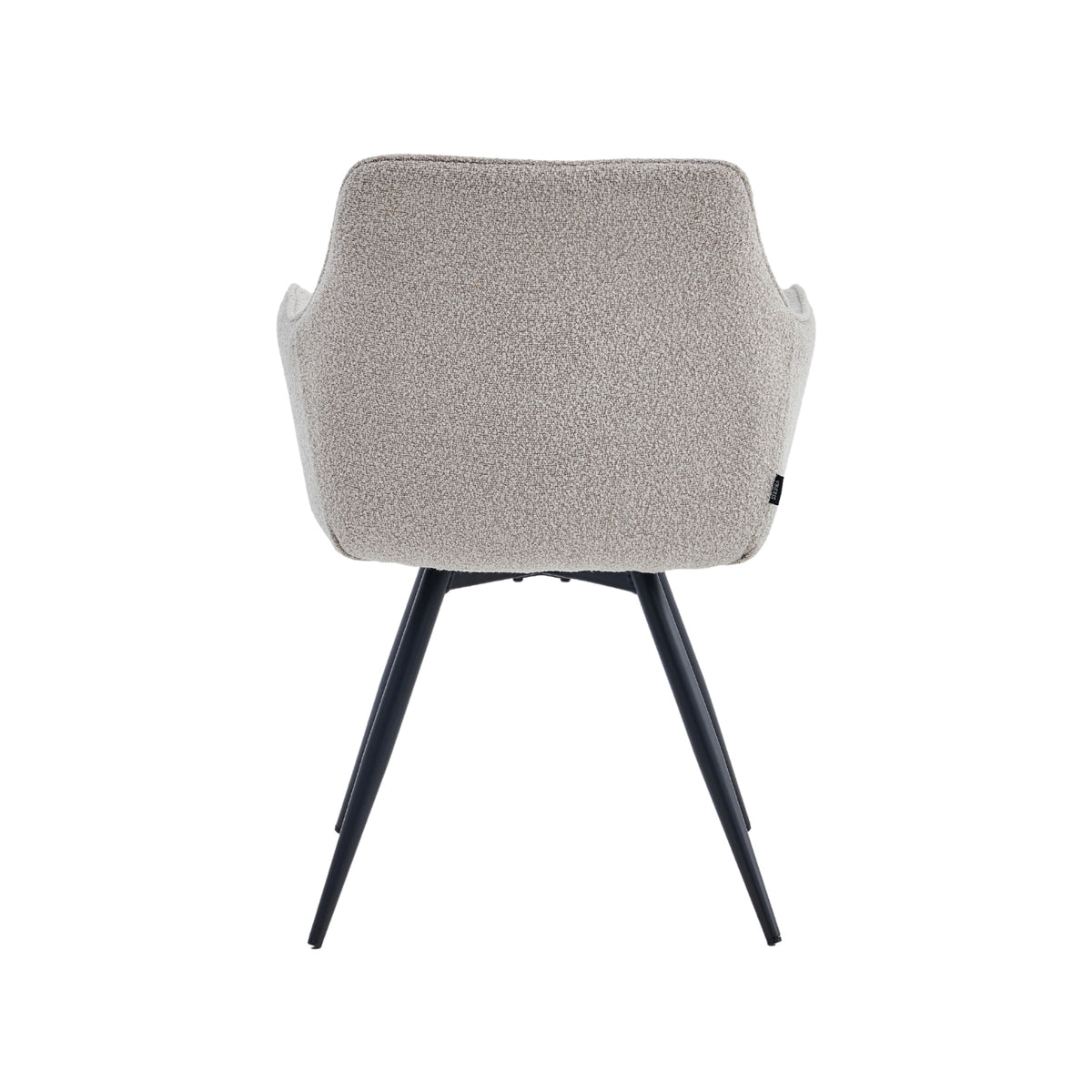 Sierra Eetkamerstoel - Beige Bouclé - Draaibaar 360°