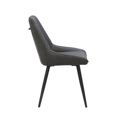 Skandi Dining Chair - Anthracite Microfiber