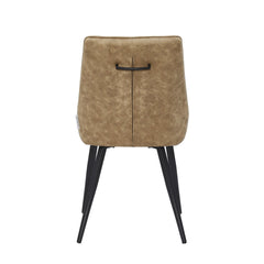 Skandi Eetkamerstoel - Beige Microfiber