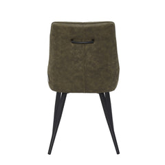 Skandi Sedia Da Pranzo - Microfibra Verde