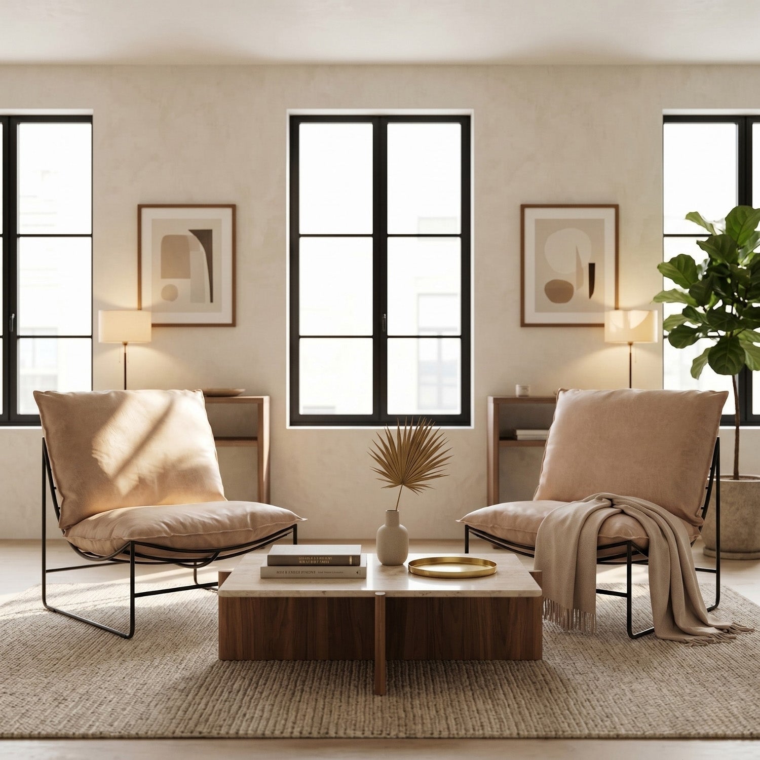 Sofa Relax Fauteuil - Beige Microvezel