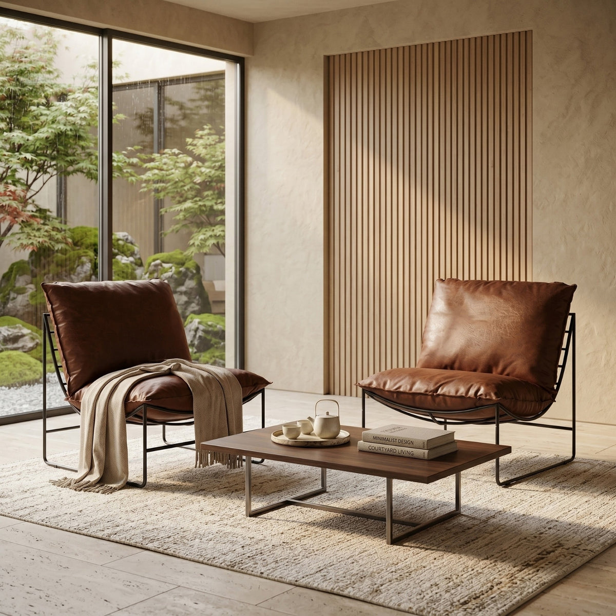 Sofa Relaxsessel - Mikrofaser Braun