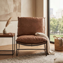 Sofa Relax Fauteuil - Cognac Kunstleer