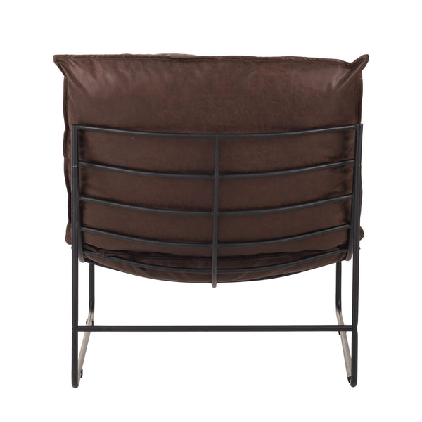 Sofa Relax Fauteuil - Donkerbruin Microvezel