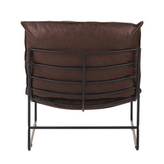 Sofa Relax Poltrona - Similpelle Marrone Scuro