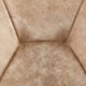 Chaise de salle à manger solide - Microfibre beige