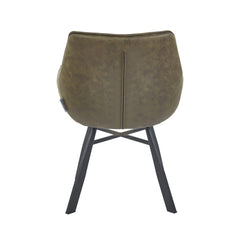 Solido Sedia Da Pranzo - Microfibra Verde