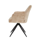 Sophie Dining Chair - Beige Adore Velvet