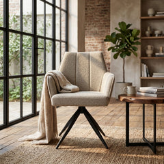 Sophie Dining Chair - Beige Boucle