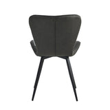 Star Eetkamerstoel - Antraciet Microfiber