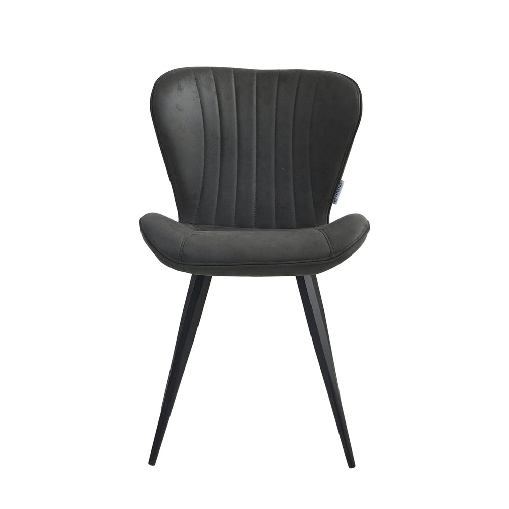 Star Eetkamerstoel - Antraciet Microfiber