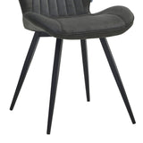 Star Eetkamerstoel - Antraciet Microfiber