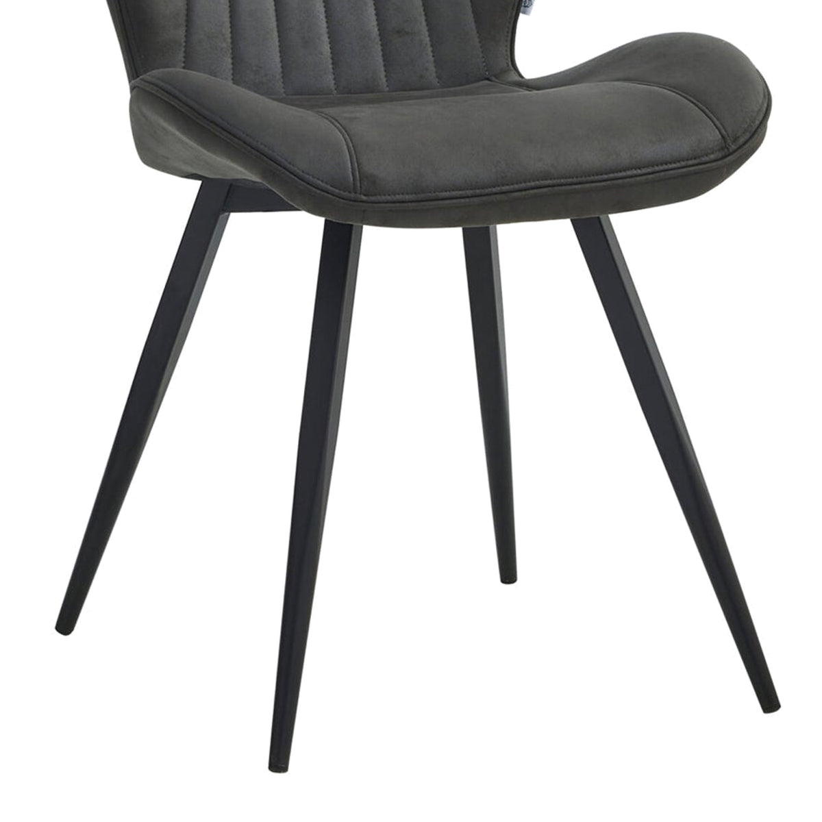 Star Eetkamerstoel - Antraciet Microfiber
