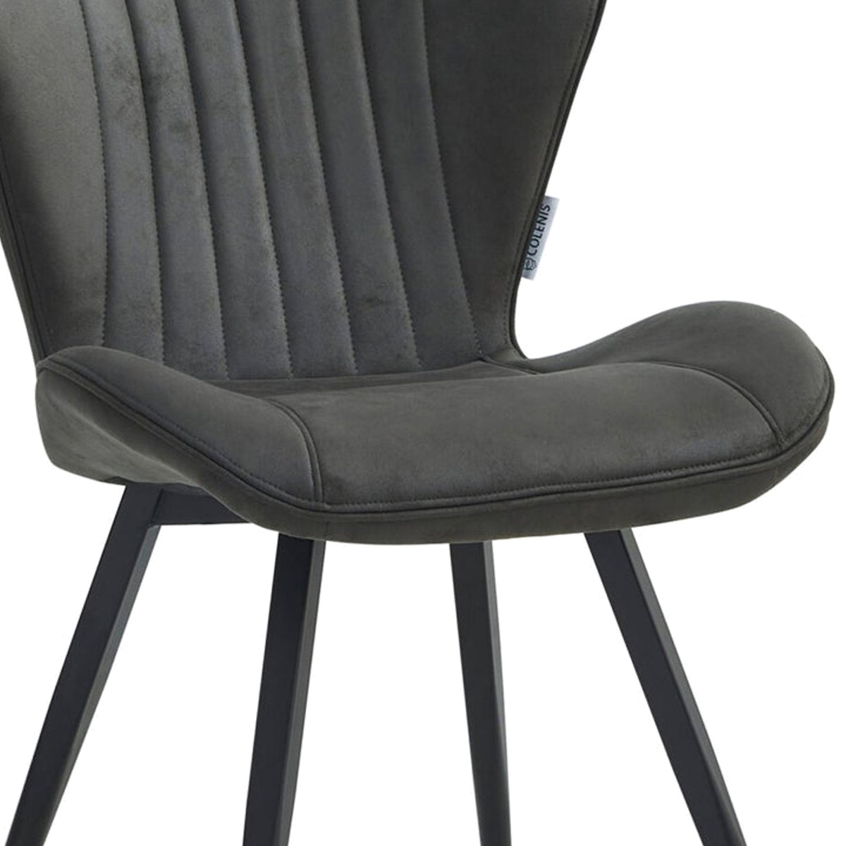 Star Eetkamerstoel - Antraciet Microfiber