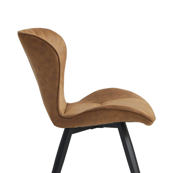 Star Sedia Da Pranzo - Microfibra Cognac