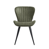 Star Eetkamerstoel - Groen Microfiber