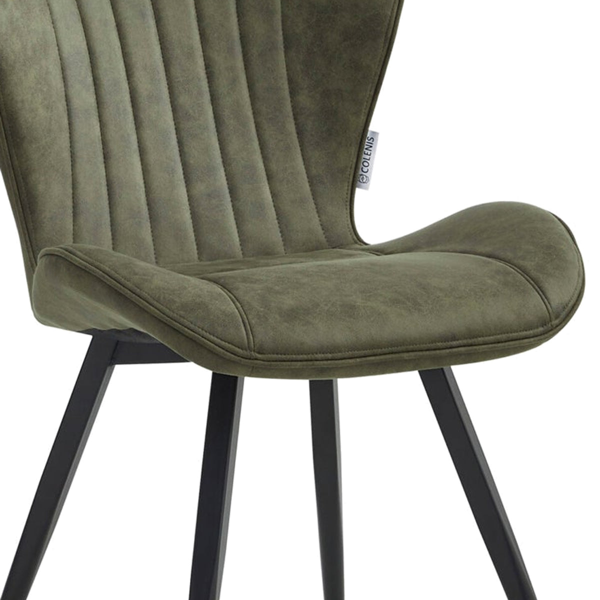 Star Eetkamerstoel - Groen Microfiber