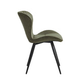 Star Dining Chair - Green Microfiber
