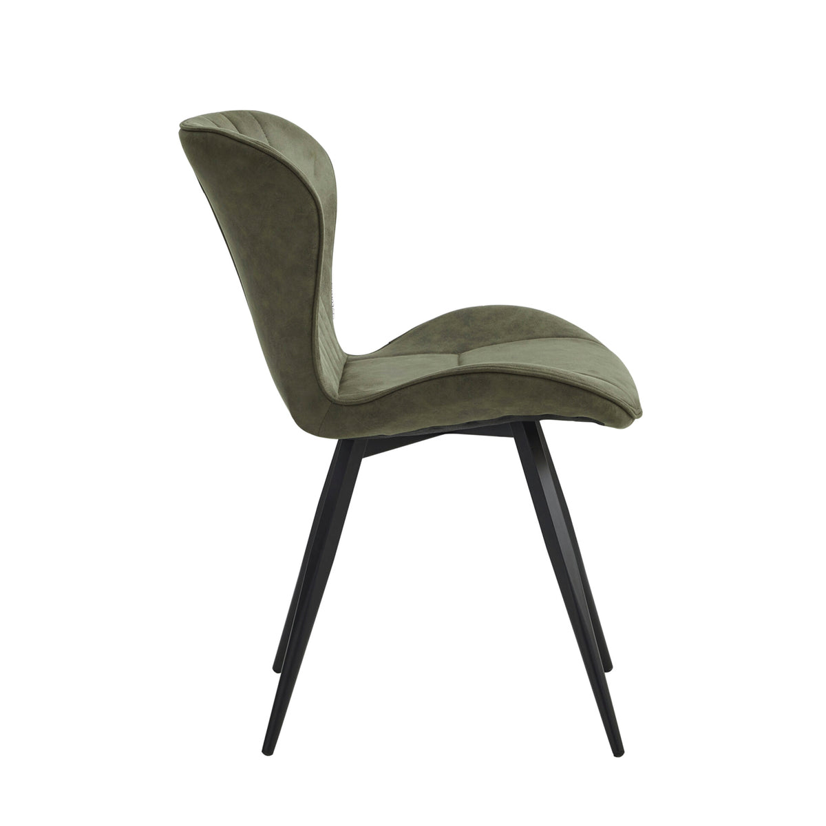 Star Dining Chair - Green Microfiber