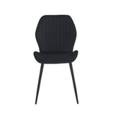 Chaise de salle à manger Sunny - Velours noir