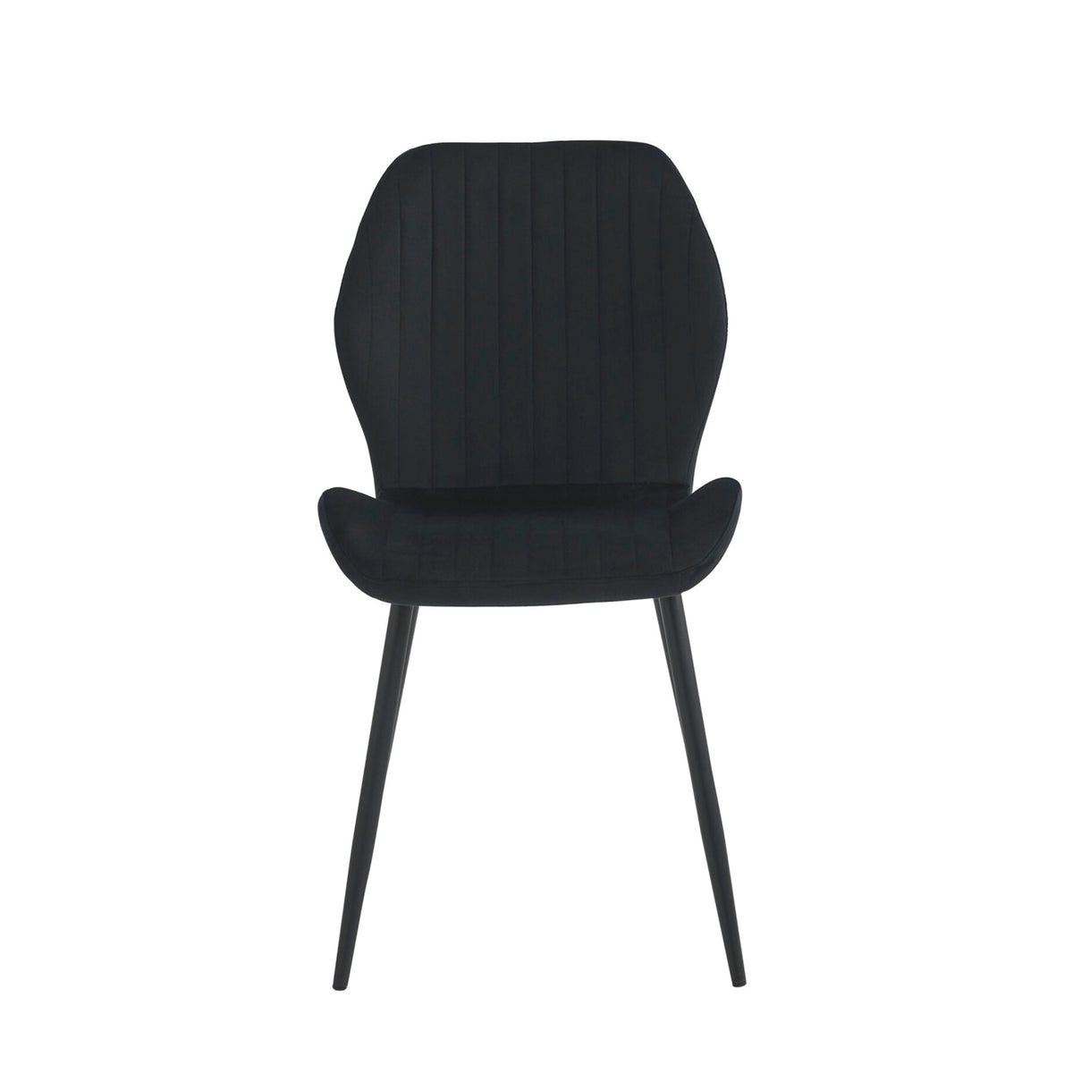 Chaise de salle à manger Sunny - Velours noir