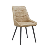 Svenski Esszimmerstuhl - Beige Mikrofaser