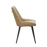 Svenski Esszimmerstuhl - Beige Mikrofaser