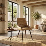 Svenski Esszimmerstuhl - Beige Mikrofaser