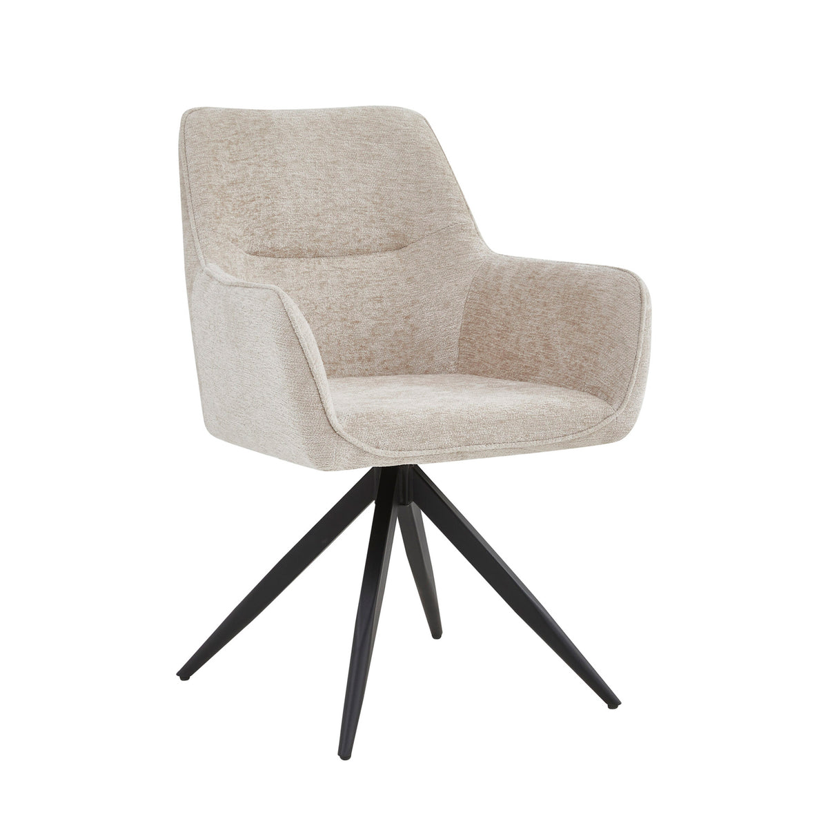 Chaise de salle à manger Tess - Chenille beige