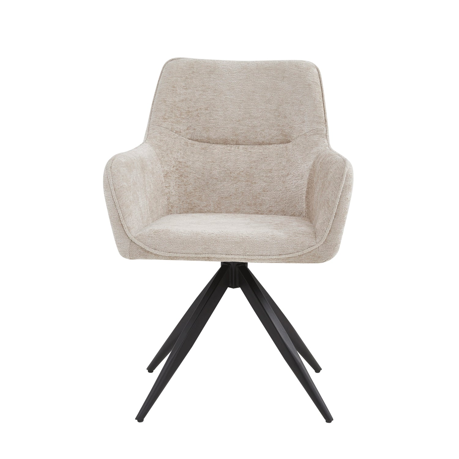 Chaise de salle à manger Tess - Chenille beige