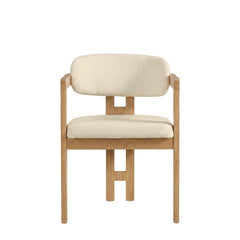 Tokyo Eetkamerstoel - Beige - Beige Metalen Poten