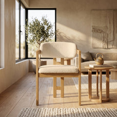 Tokyo Eetkamerstoel - Beige - Beige Metalen Poten