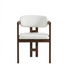 Tokyo Esszimmerstuhl - Beige - Braune Metallbeine