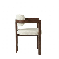Tokyo Esszimmerstuhl - Beige - Braune Metallbeine