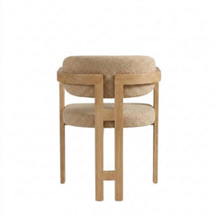 Tokyo Dining Chair - Taupe - Beige Metal Legs