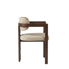 Tokyo Dining Chair - Taupe - Brown Metal Legs