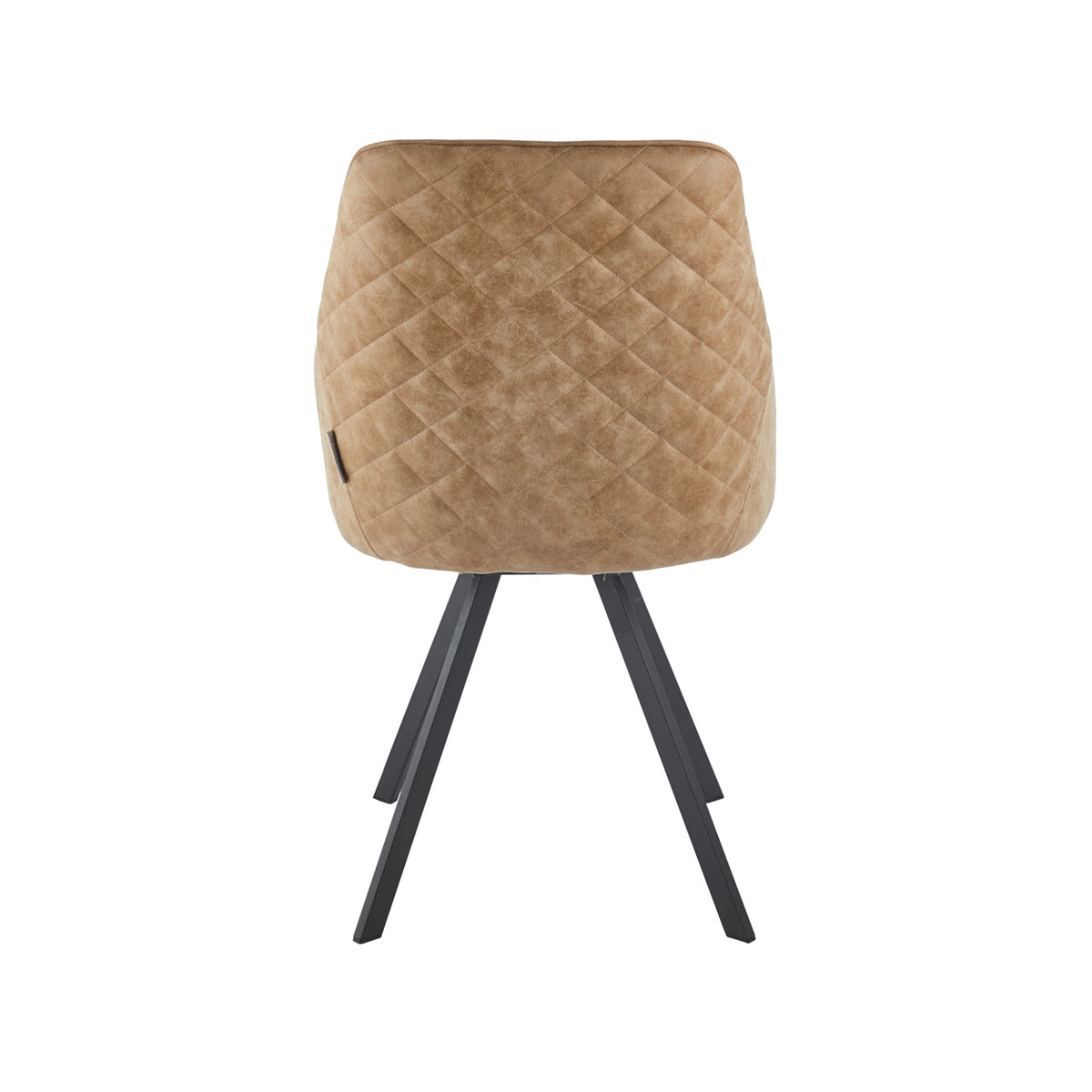 Twisty Eetkamerstoel - Beige Microvezel - Draaibaar 180°