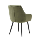 Chaise de salle à manger urbaine - Velours vert