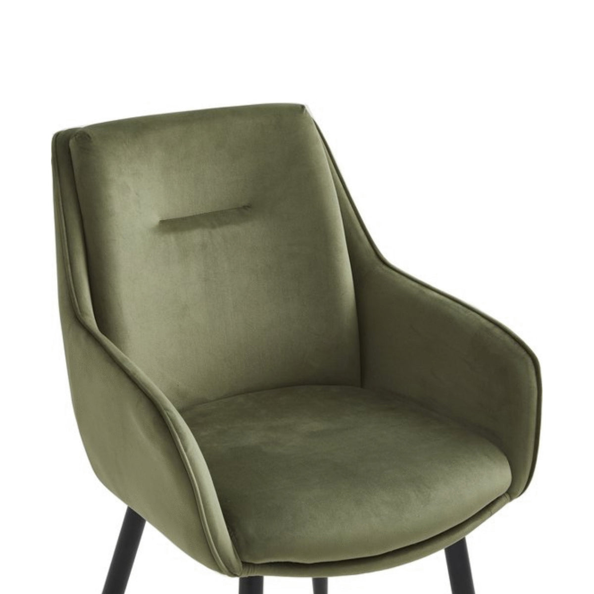 Chaise de salle à manger urbaine - Velours vert