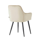 Veli Eetkamerstoel - Beige Velvet