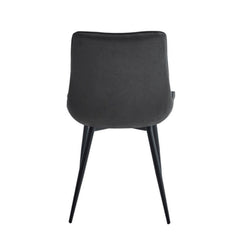 Verta Dining Chair - Anthracite Microfiber