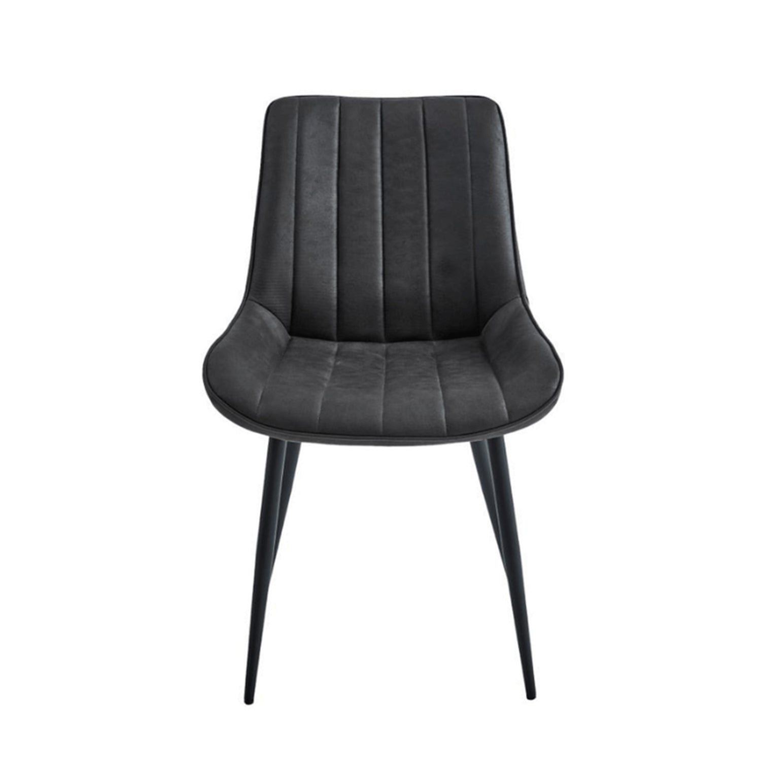 Verta Eetkamerstoel - Antraciet Microfiber