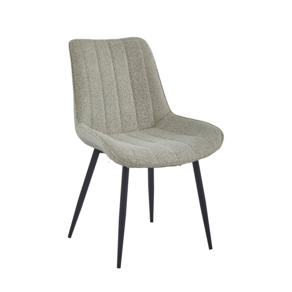 Verta Eetkamerstoel - Beige Bouclé