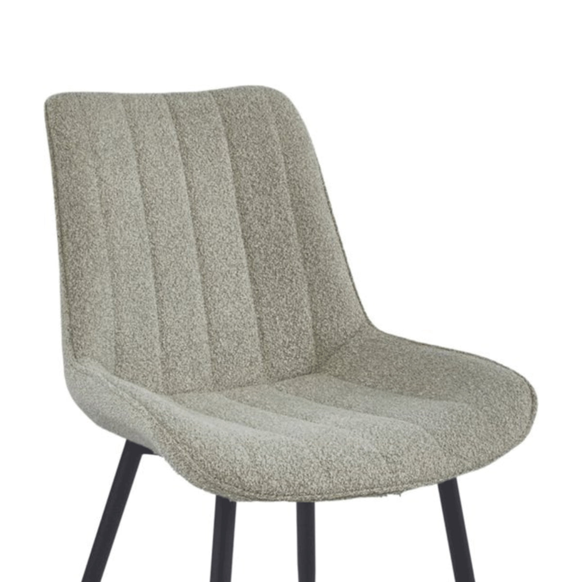 Verta Eetkamerstoel - Beige Bouclé