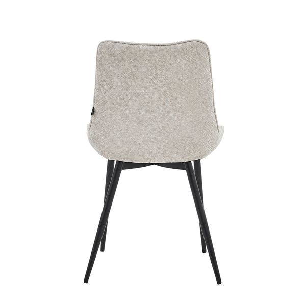Chaise de salle à manger Verta - Chenille beige