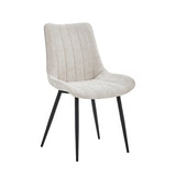 Verta Eetkamerstoel - Beige Chenille