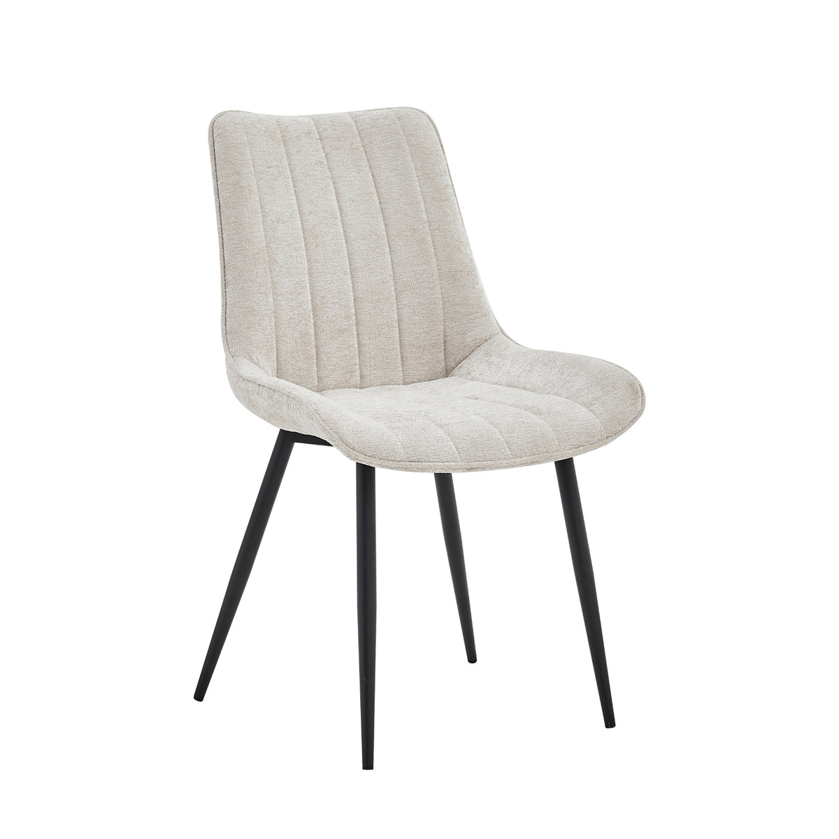 Verta Eetkamerstoel - Beige Chenille