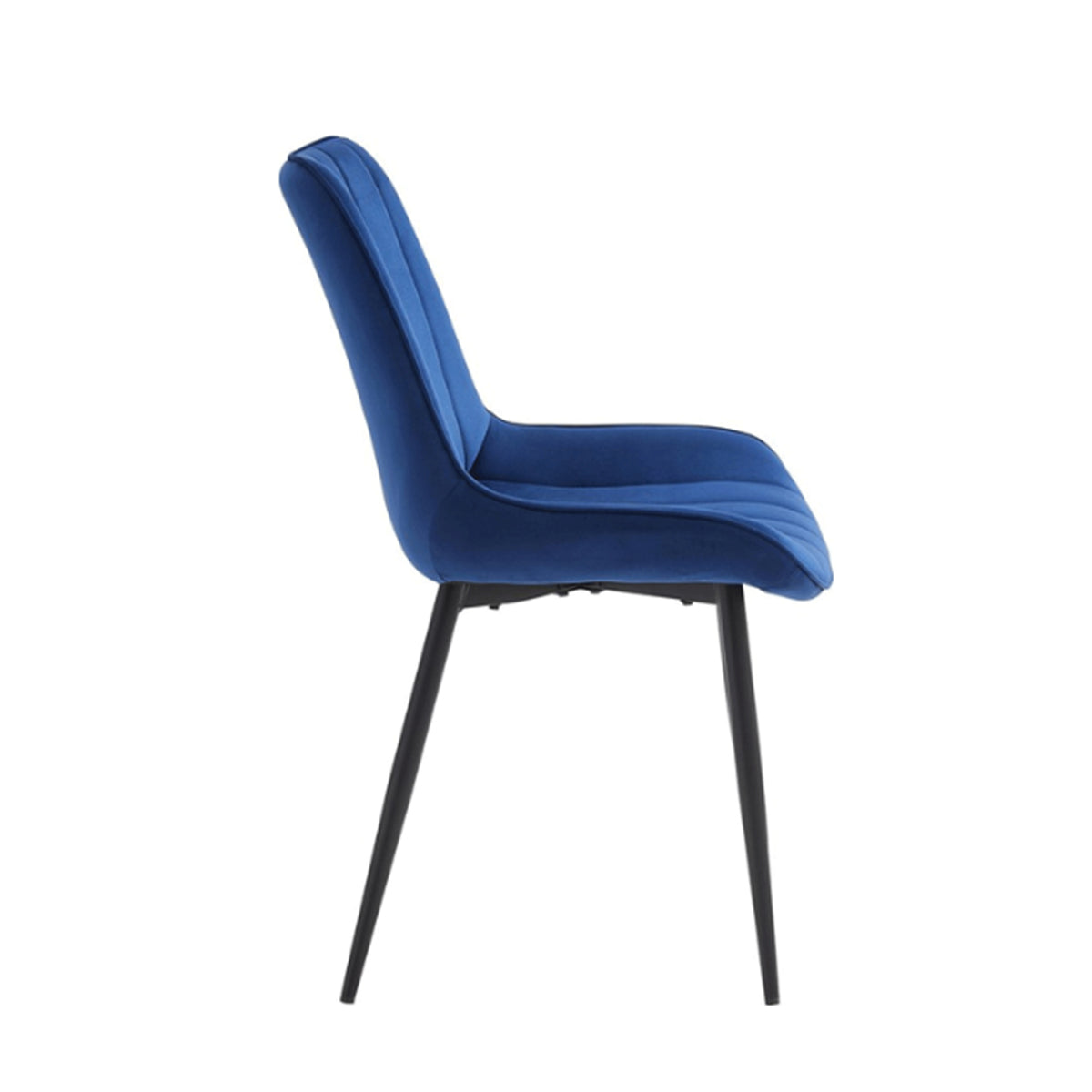 Verta Eetkamerstoel - Blauw Velvet